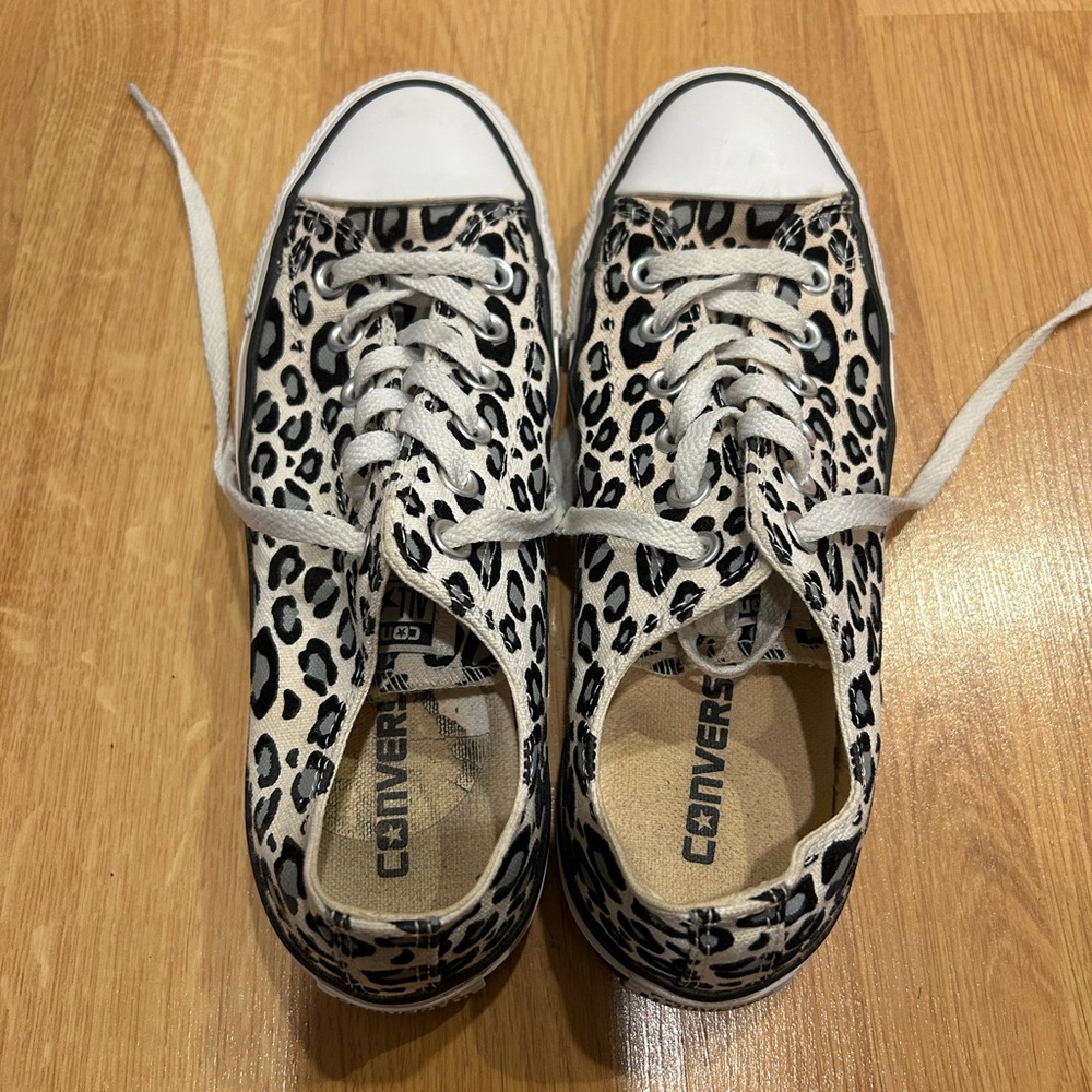 Rare Snow Leopard Converse